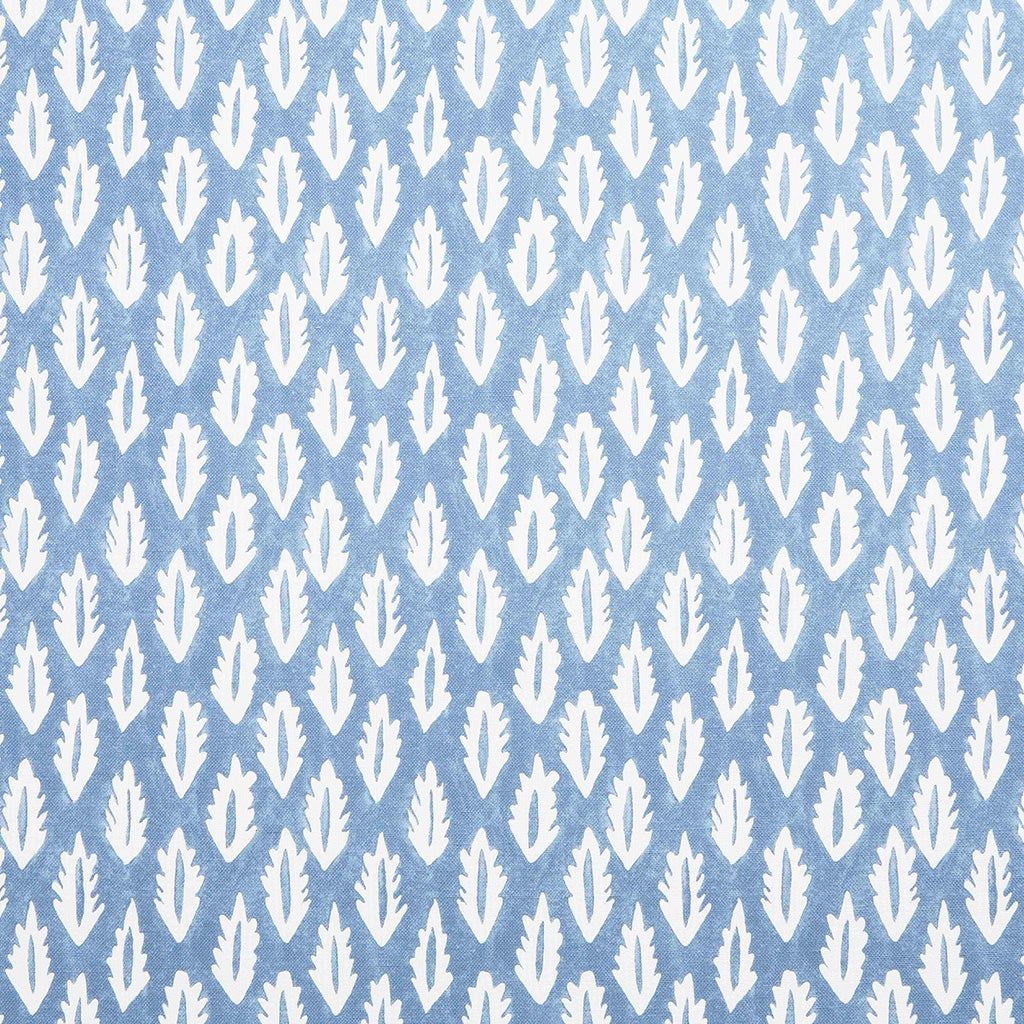 Forest Printed Fabric Linen/Cotton Blue Sample