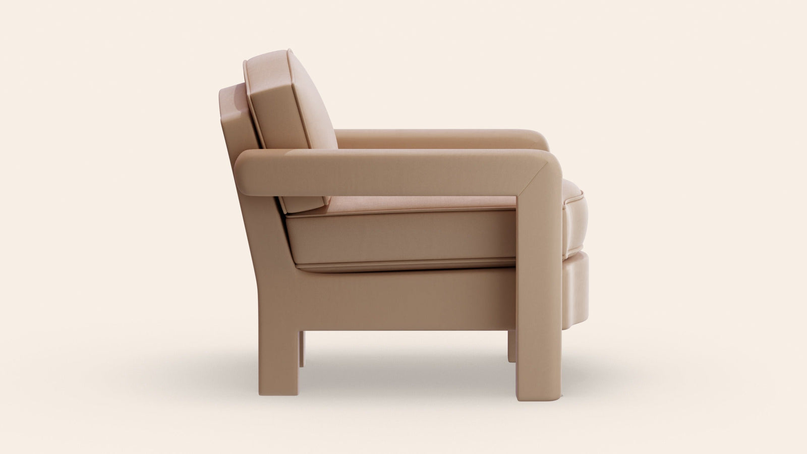 Elio Armchair, Rose Linen