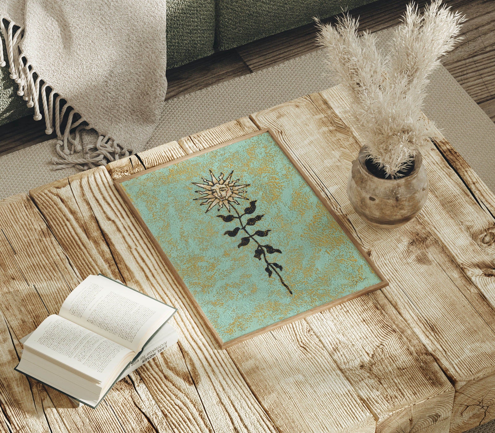 A Beacon of Light in the Flower Patch - Print