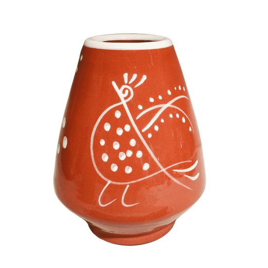 Anthologist Ceramic Bud Cone Vase Red Clay, Pagoni