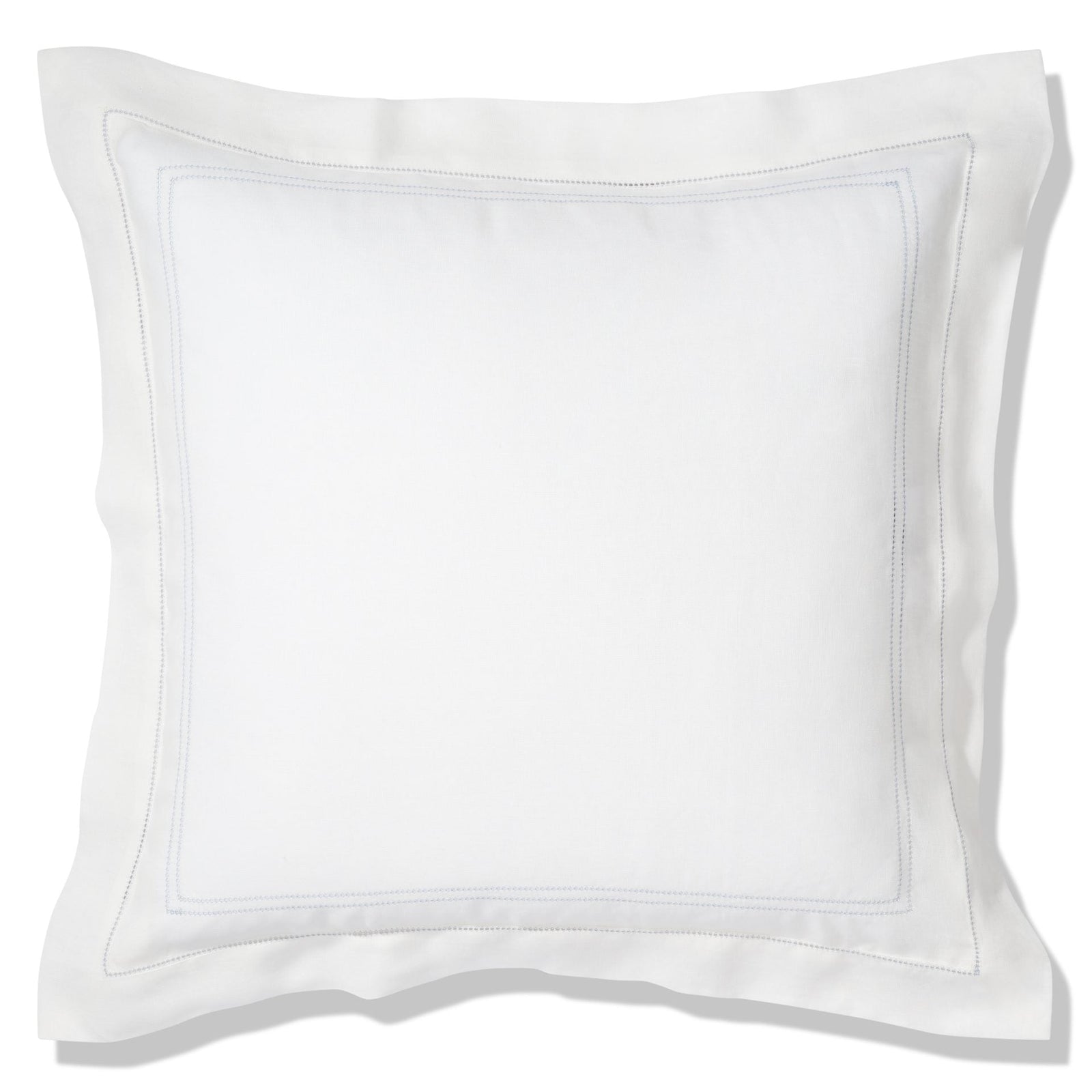 Duvet Cover Hemstitch Chambray Blue