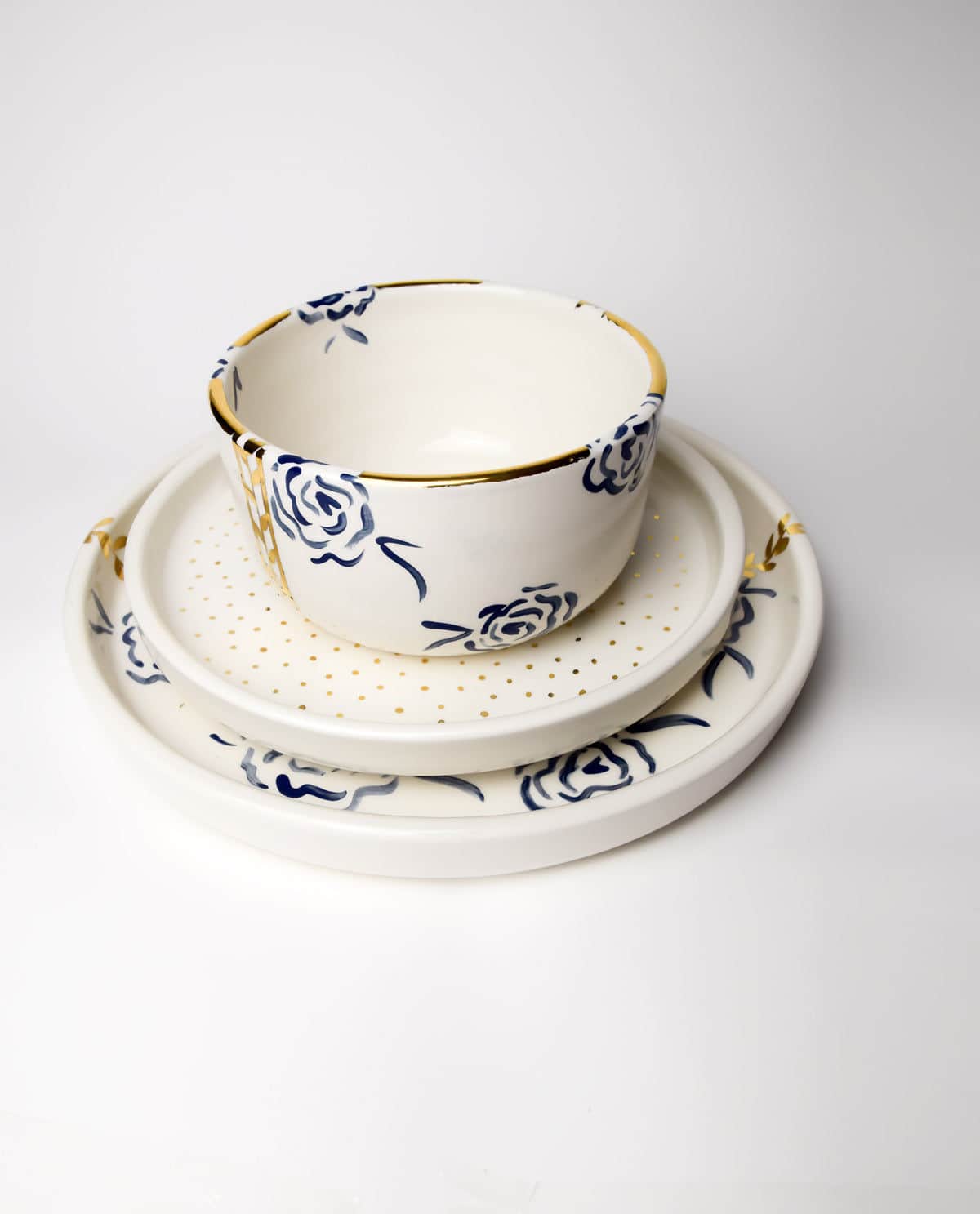 Royal Blue Dessert Plate