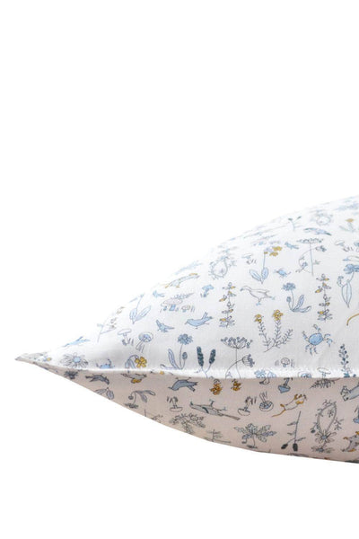 Pillowcase Made With Liberty Fabric Theo Blue