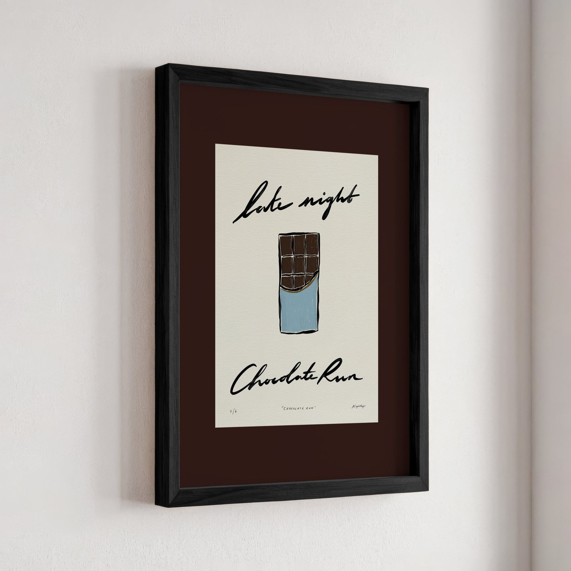 Late Night Chocolate Run Print