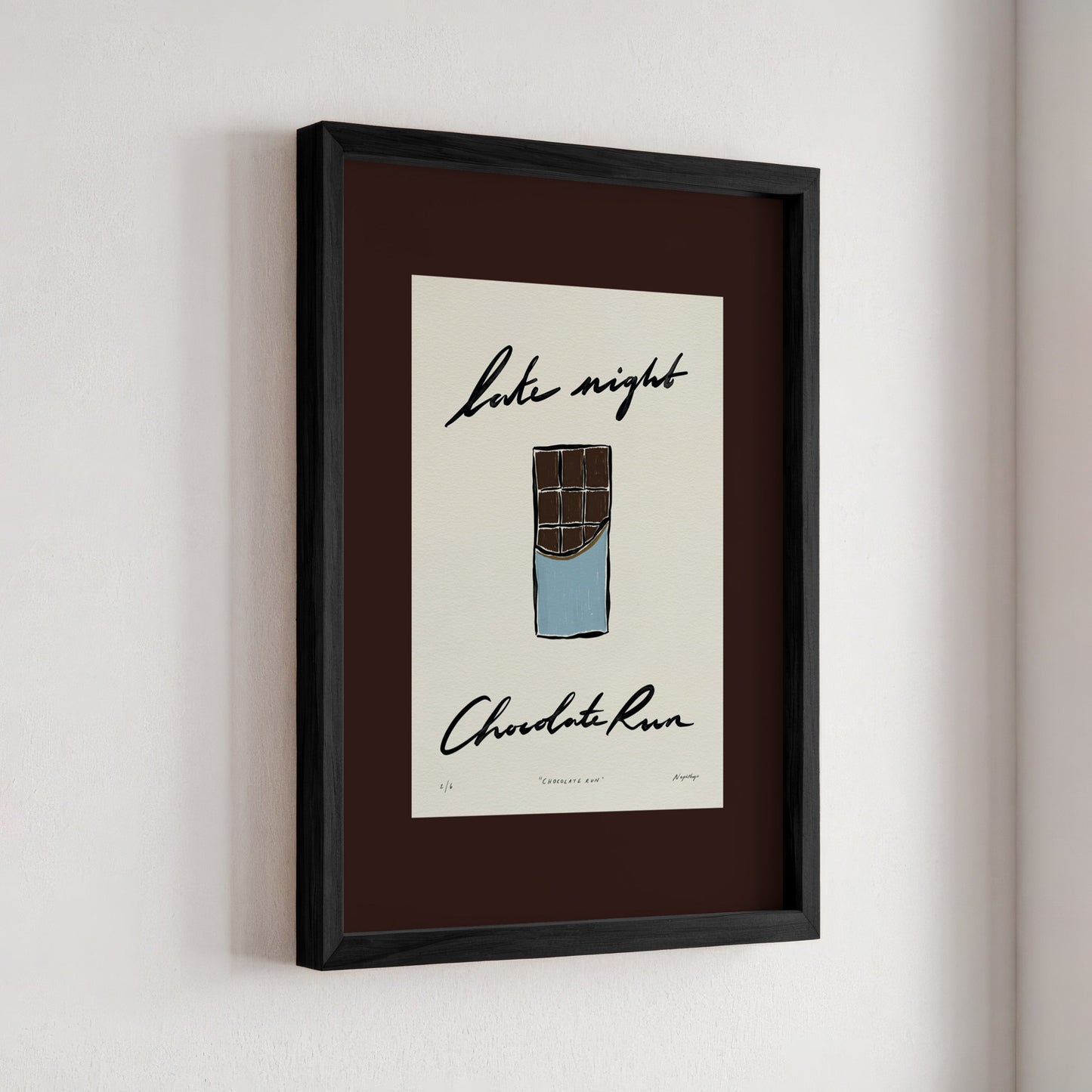 Late Night Chocolate Run Print