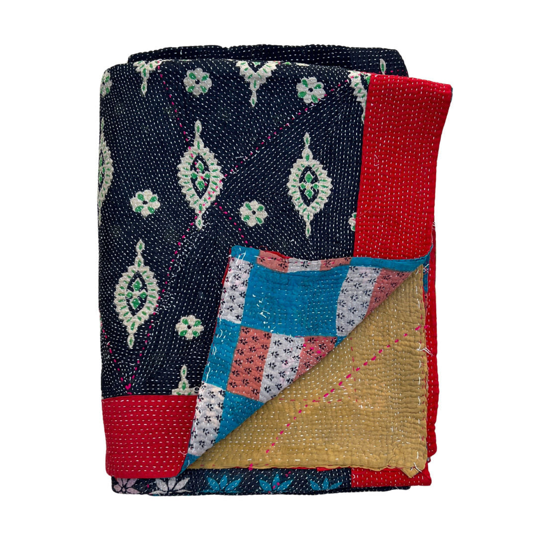 Heavyweight Kantha Quilt No. 827