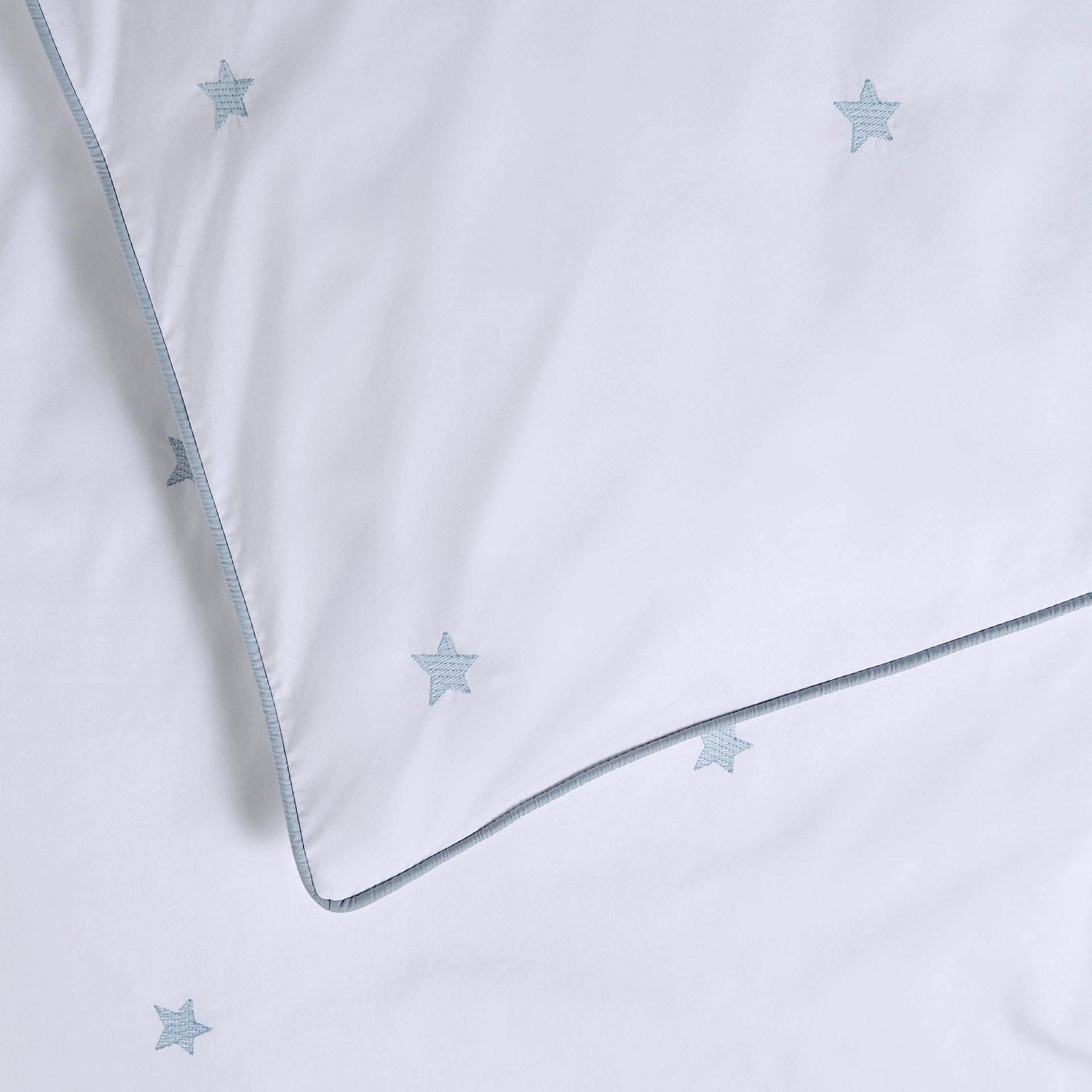 Luxury Organic Cotton Ocean Blue Amongst The Stars Duvet Cover