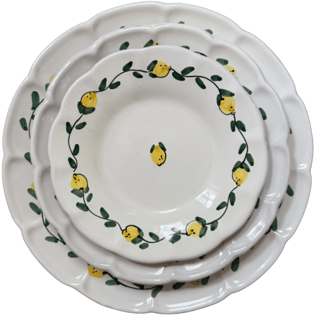 Lemon Frutta Plate - 16 cm