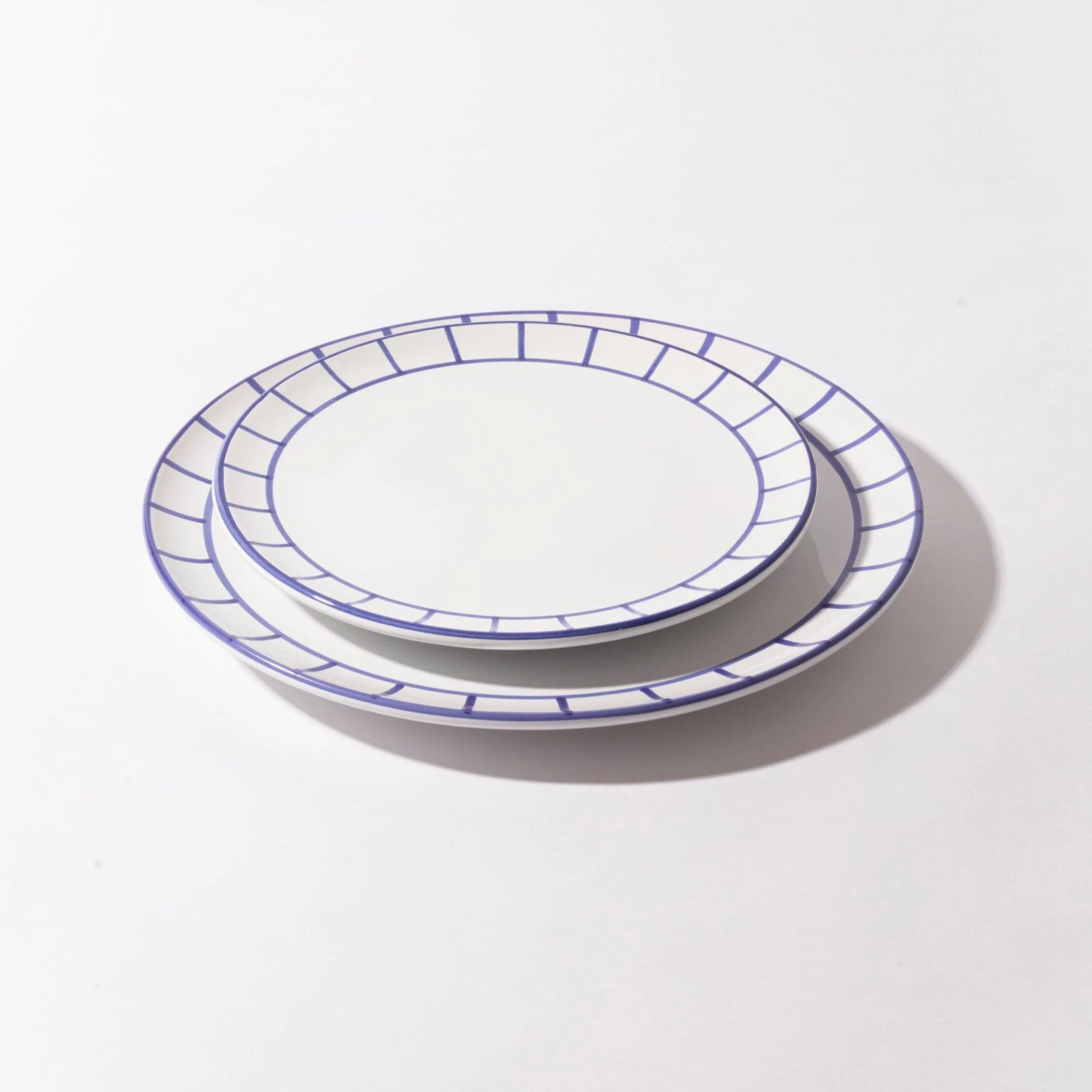 Dinner Plate - Royal Blue Fence