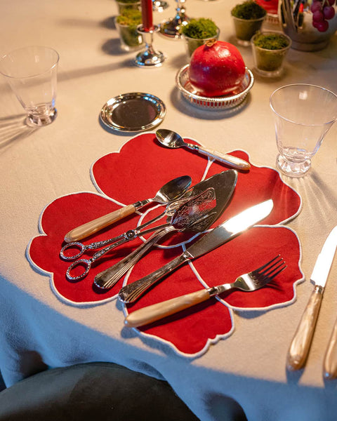 Daisy Placemat, Red