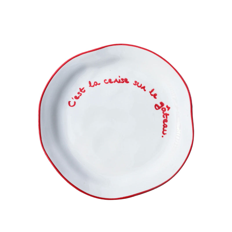 Statement Plate | C'est la cerise sur le gâteau