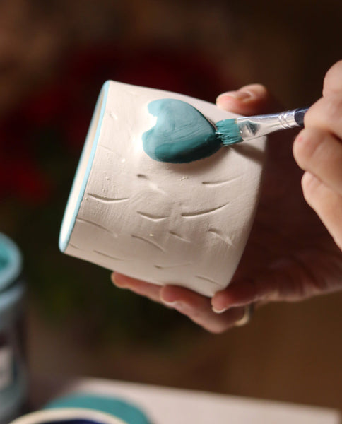 Handcrafted Heart Ceramic Mug