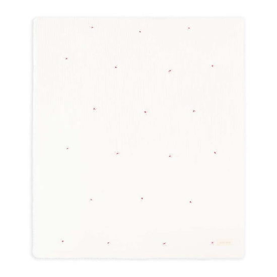 Embroidered Muslin Blanket - Anemone
