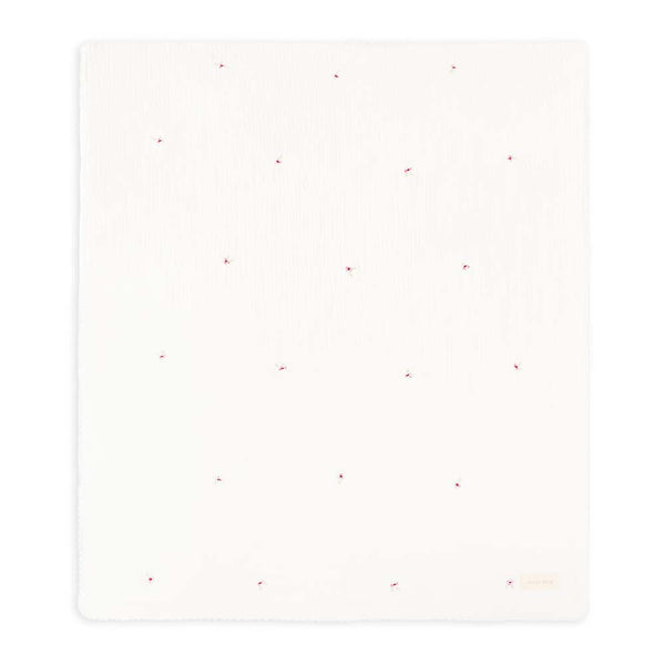 Embroidered Muslin Blanket - Anemone