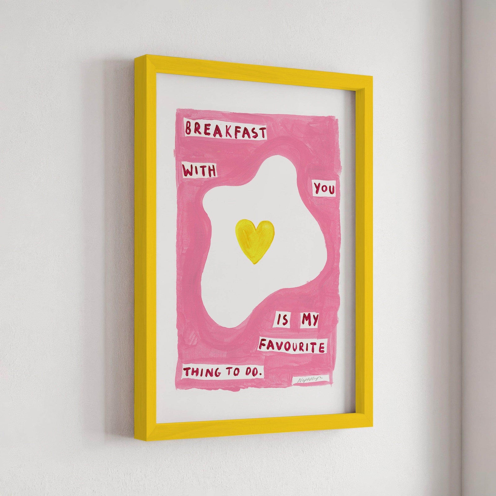 Breakfast With You Print