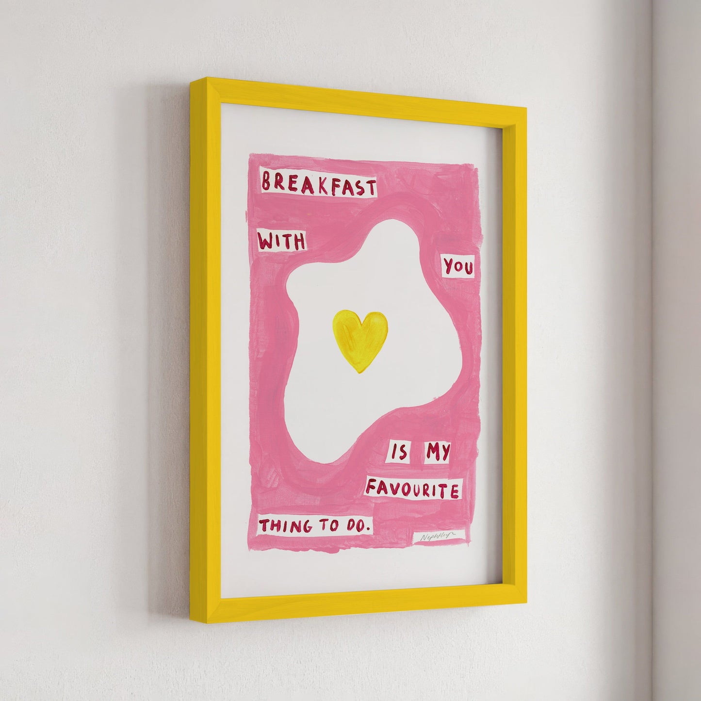 Breakfast With You Print
