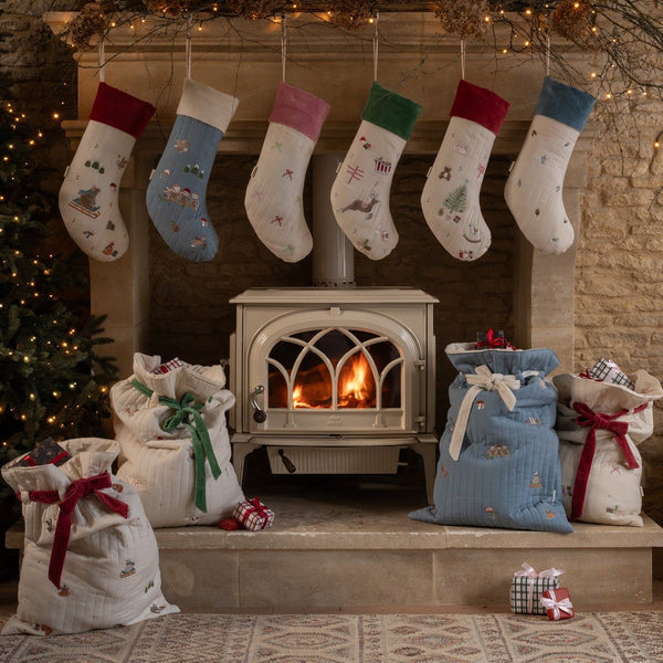 Christmas Present Sack - Owlet Friends