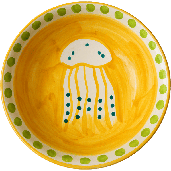 Yellow Jellyfish Amalfi Bowl - 11 cm