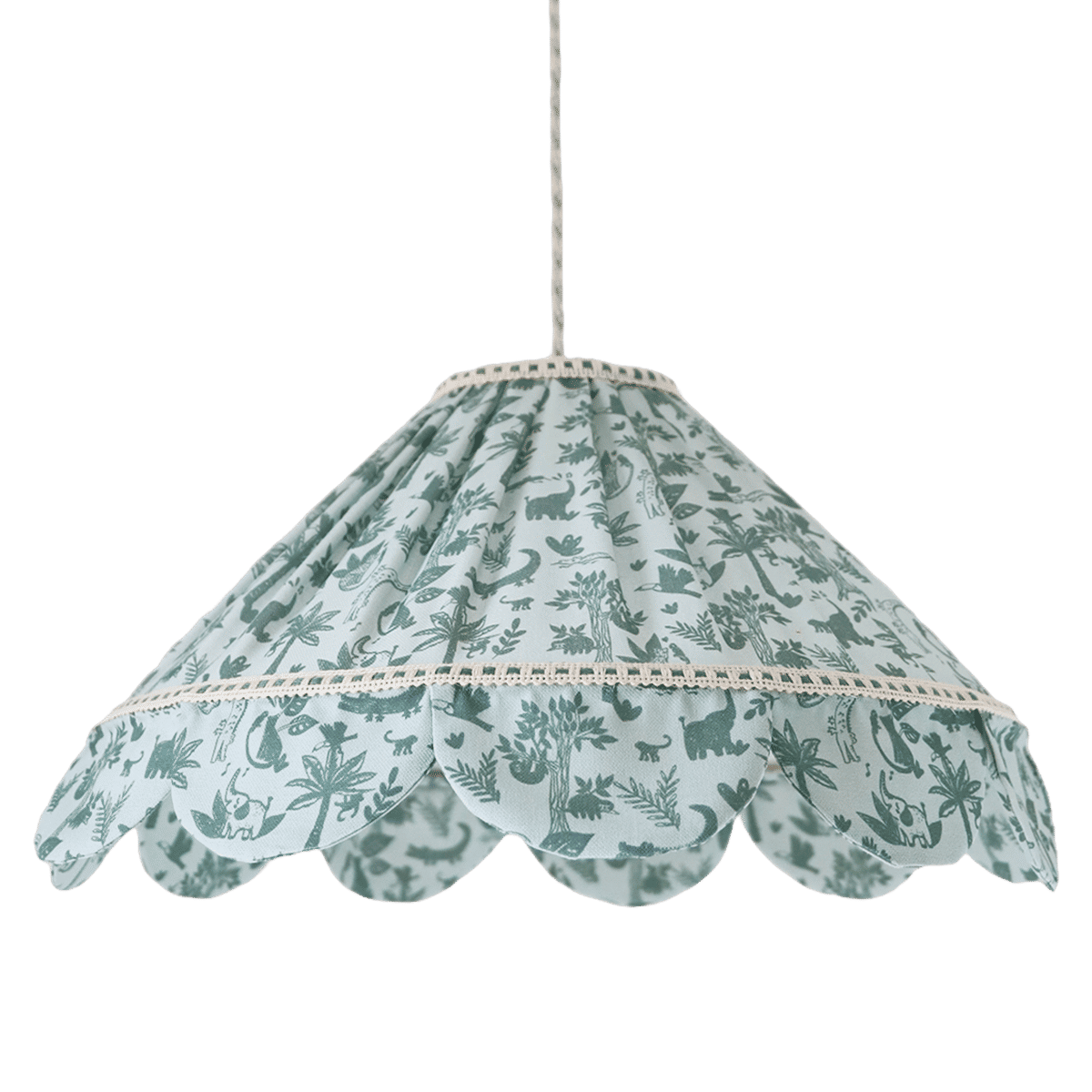 Conical Pendant Light With Petal Finish Mika “Savanne”