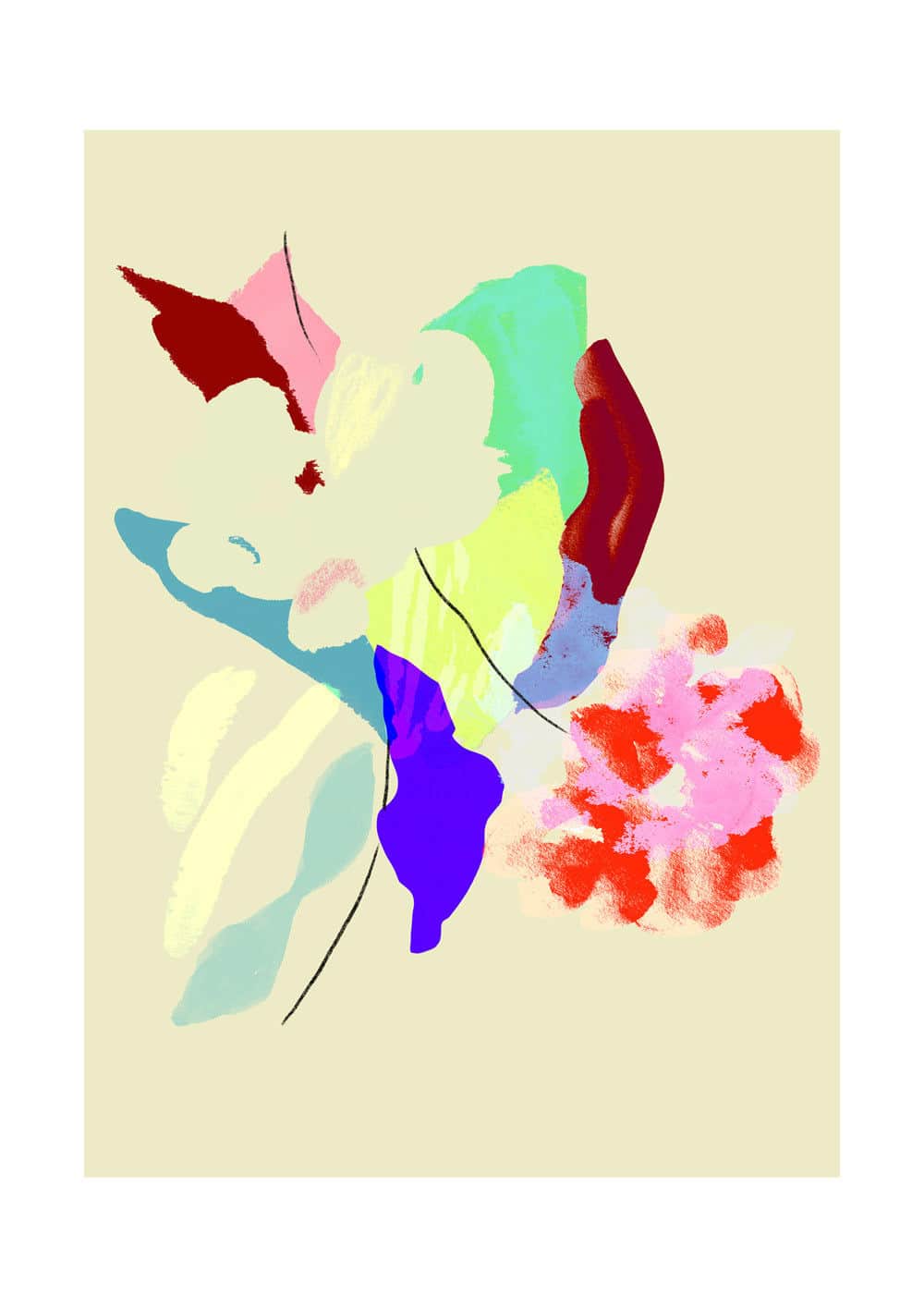 Floral Burst Print