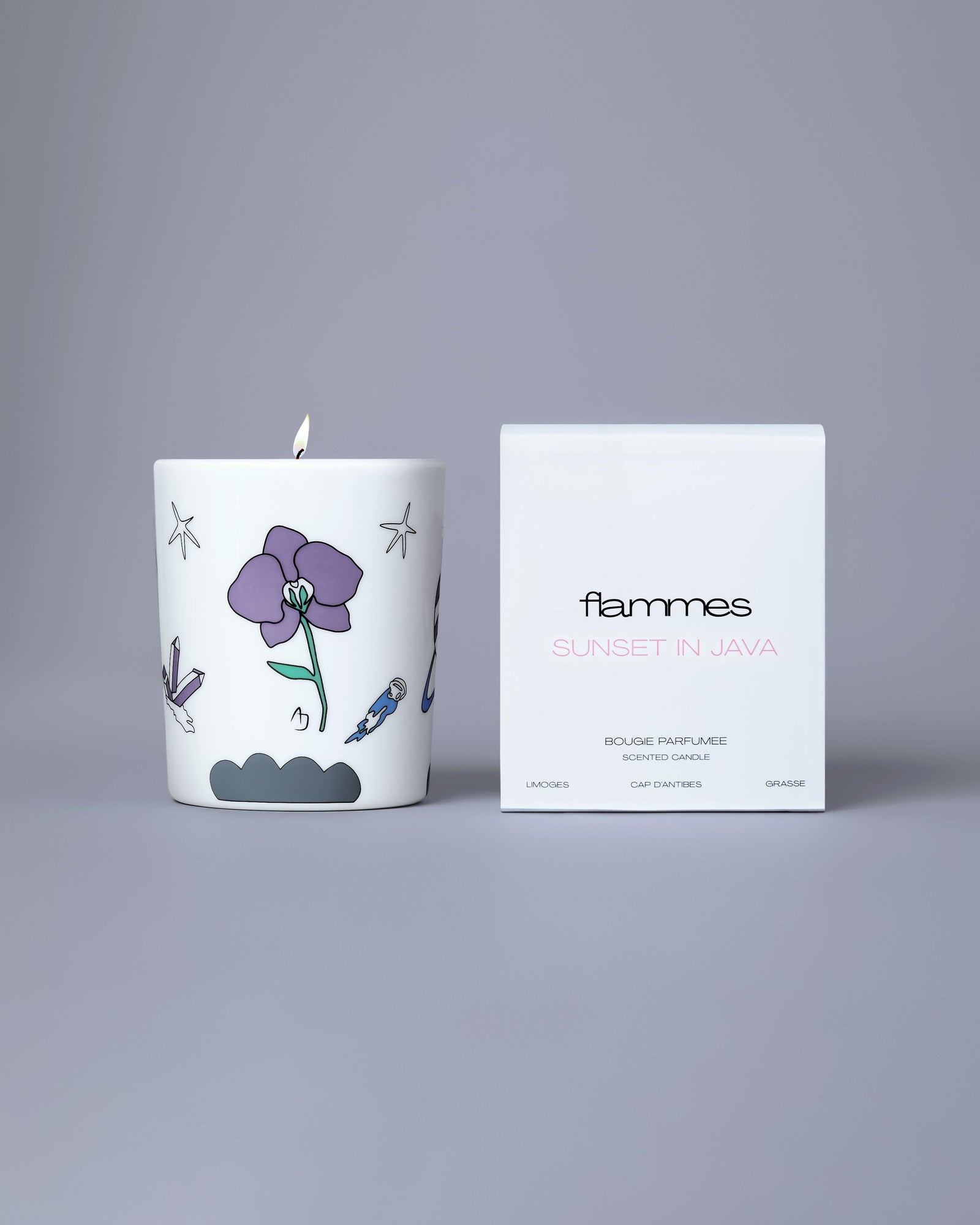 Sunset in Java Candle