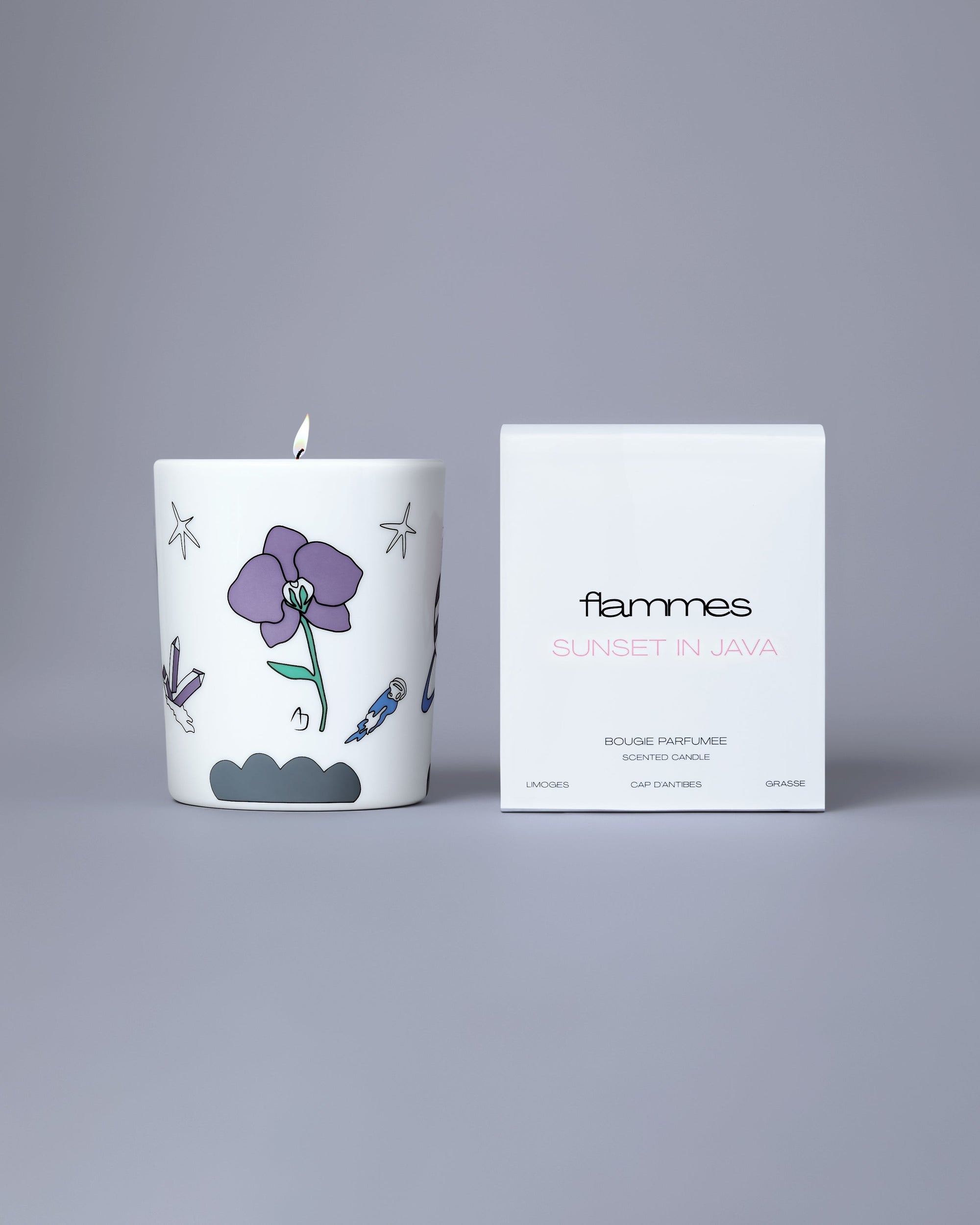 Sunset in Java Candle