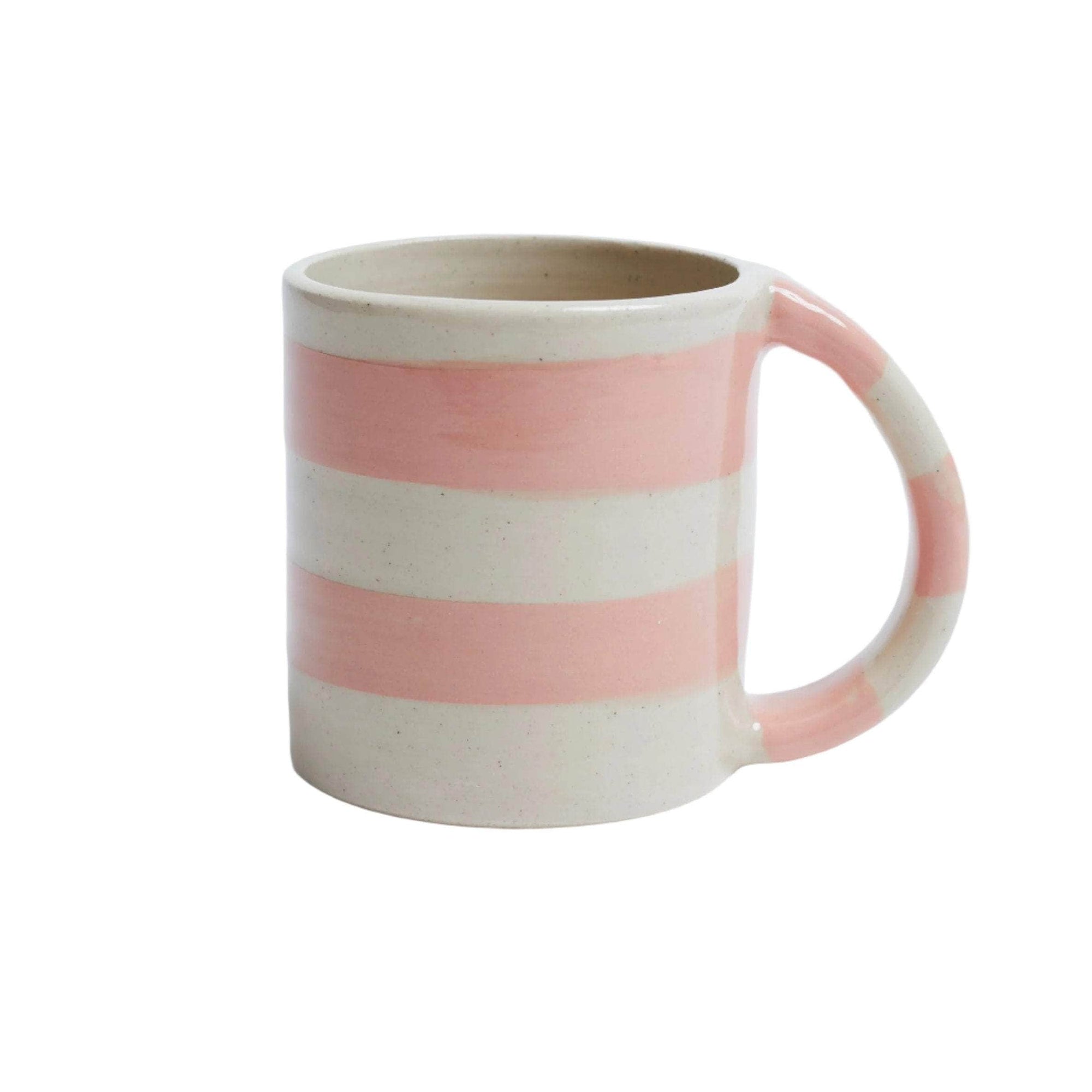 Duci Striped Mug Pink