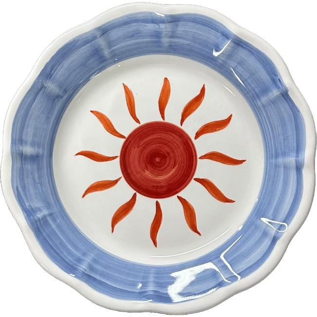 Blue Sun Plate POPOLO x MONOPRIX