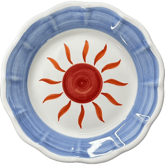 Blue Sun Plate POPOLO x MONOPRIX