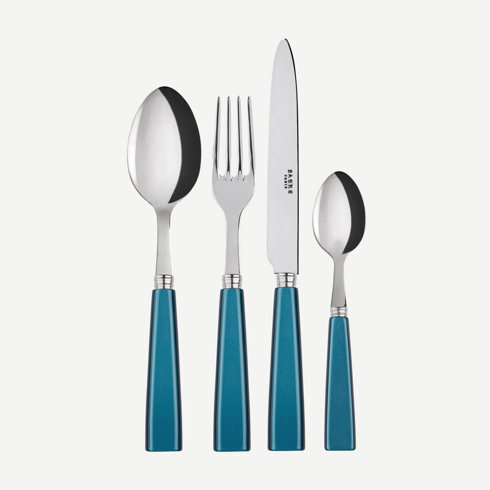 Icône 24 PC Cutlery Set, Turquoise