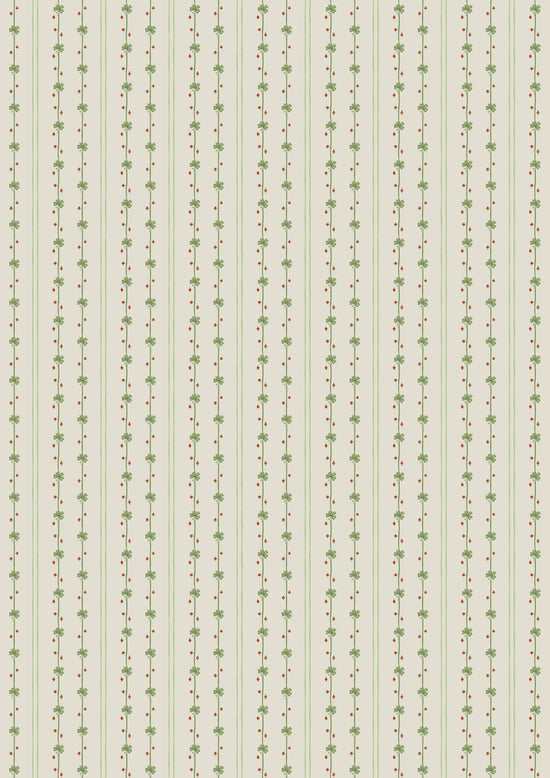 Garden Tetris Fabric - Green