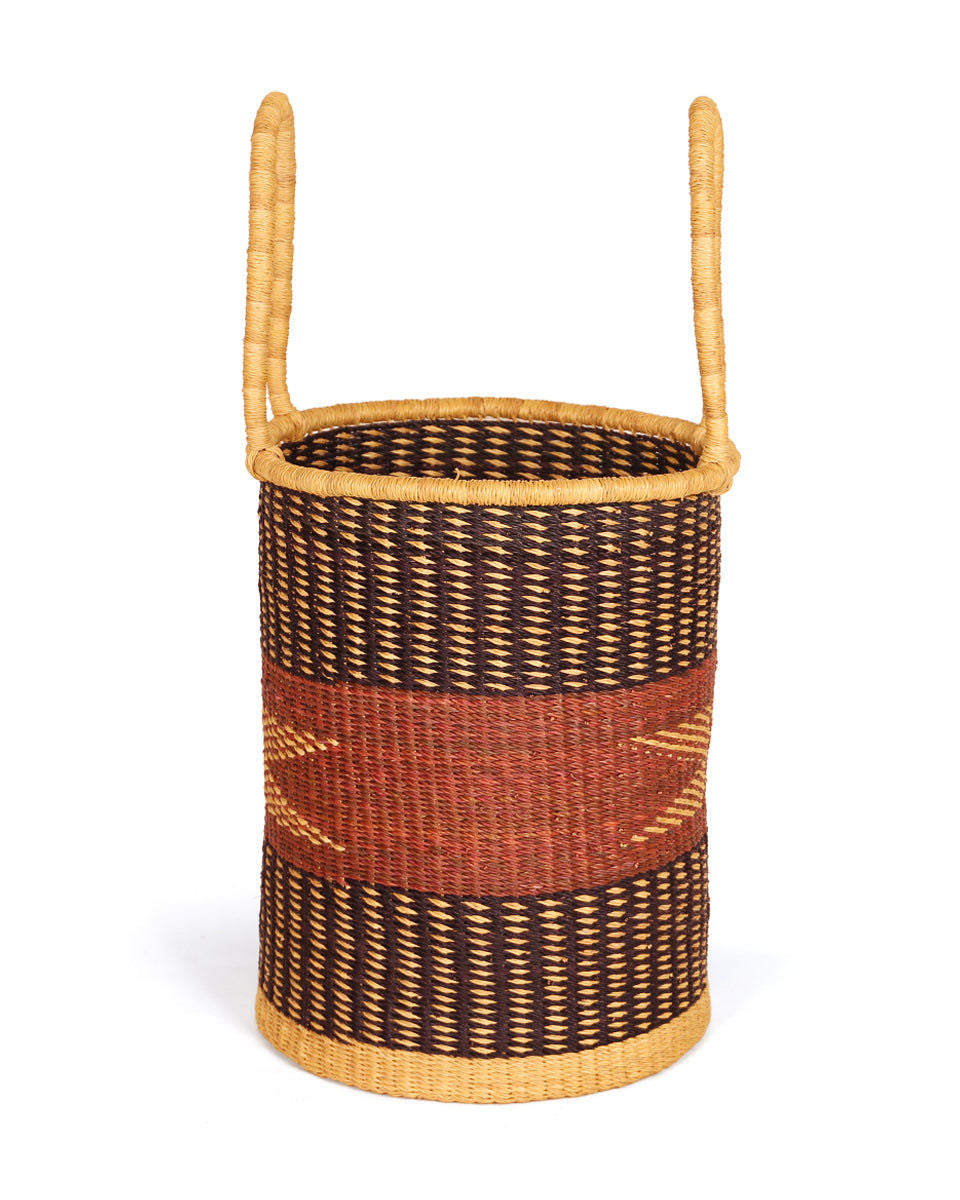 AFUOM: Navy & Purple Log or Laundry Basket
