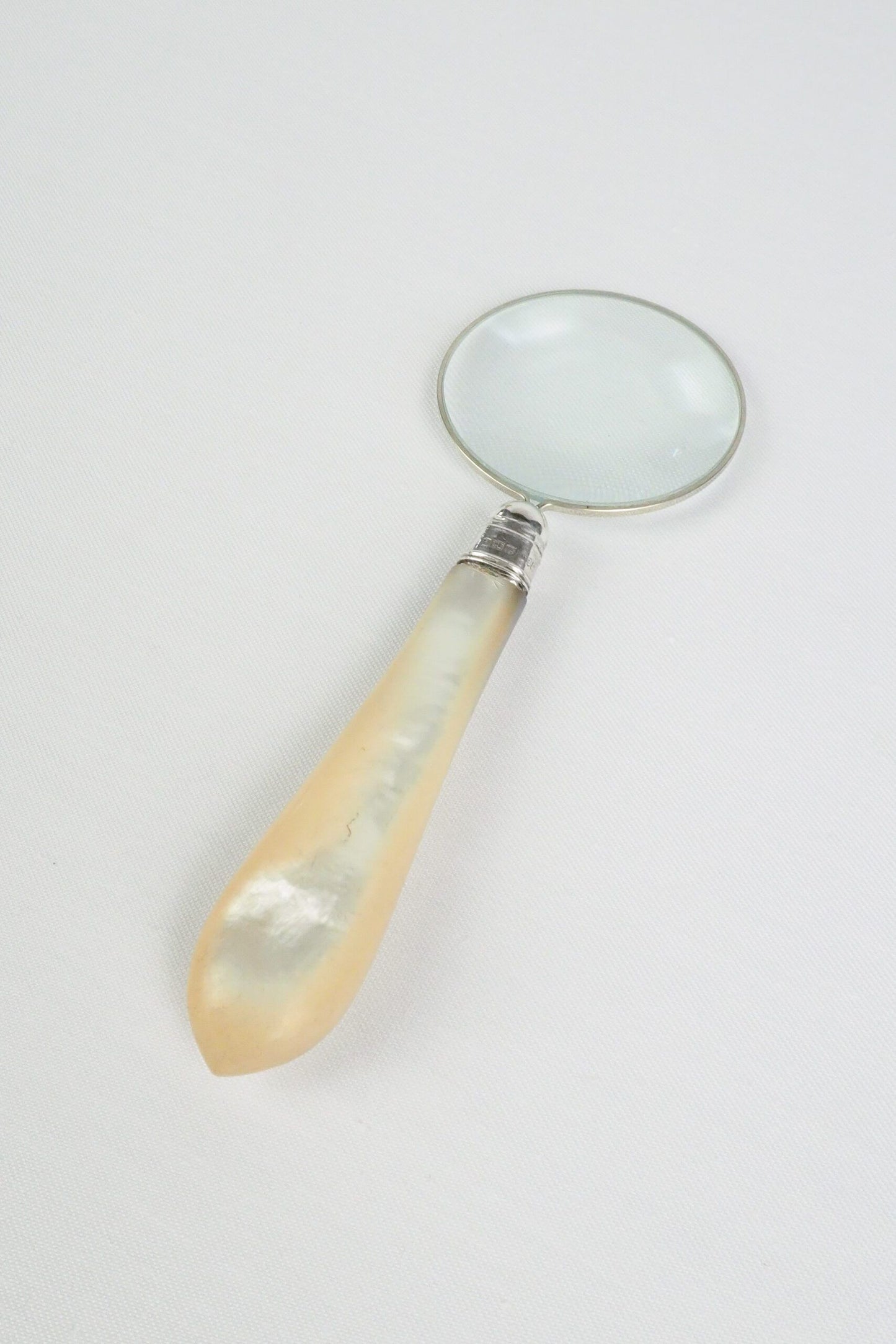 Silver and Mother of Pearl Magnifying Glass