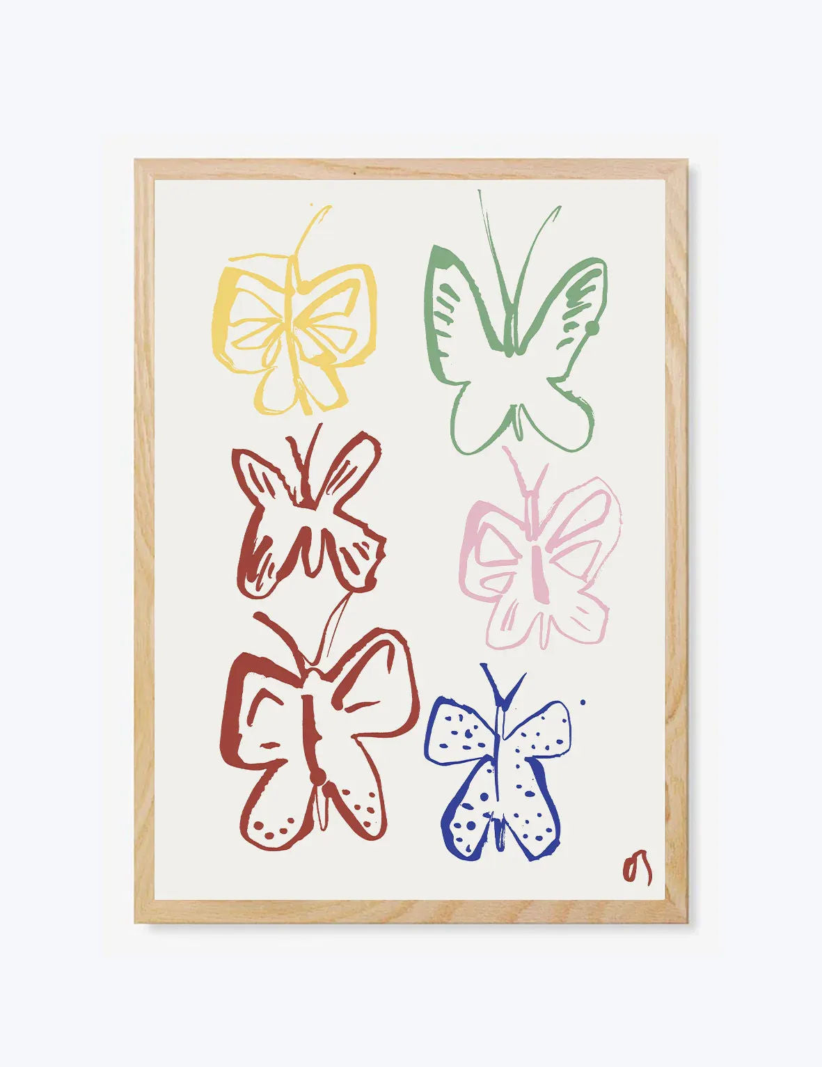The Butterflies in Colour Print