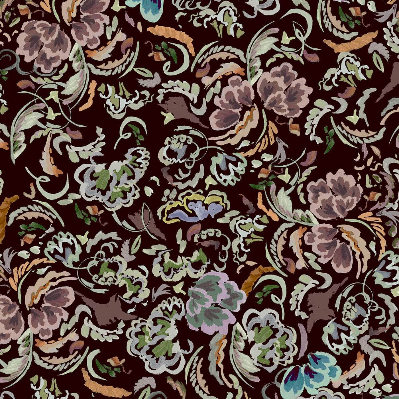 Bloomsbury Petite Conker Wallpaper (10m Roll)