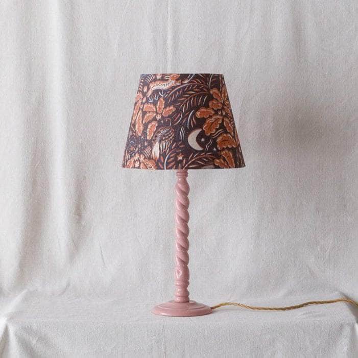 Staffordshire Empire Shade in Navy and Rust