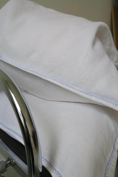 Irish Linen Cushion Cover - White