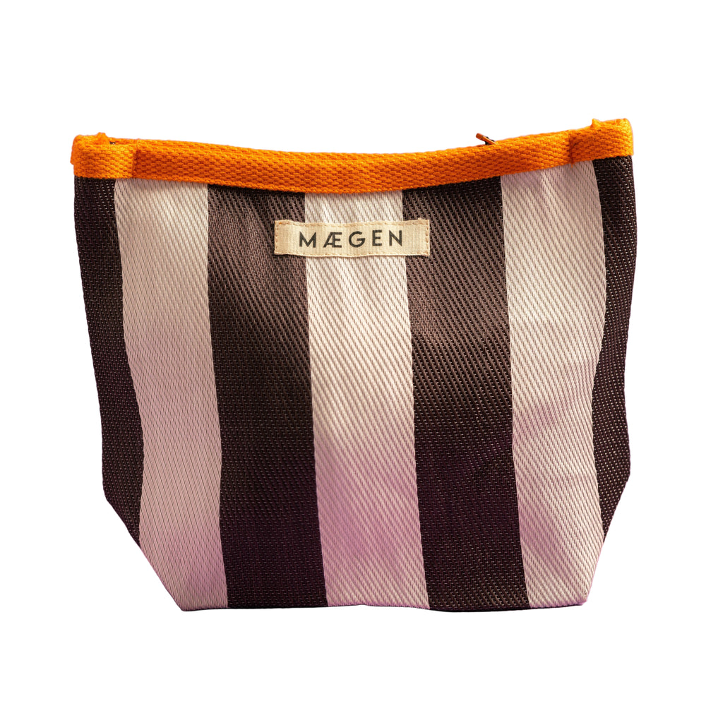 Pouch | Orange/ White/ Aubergine