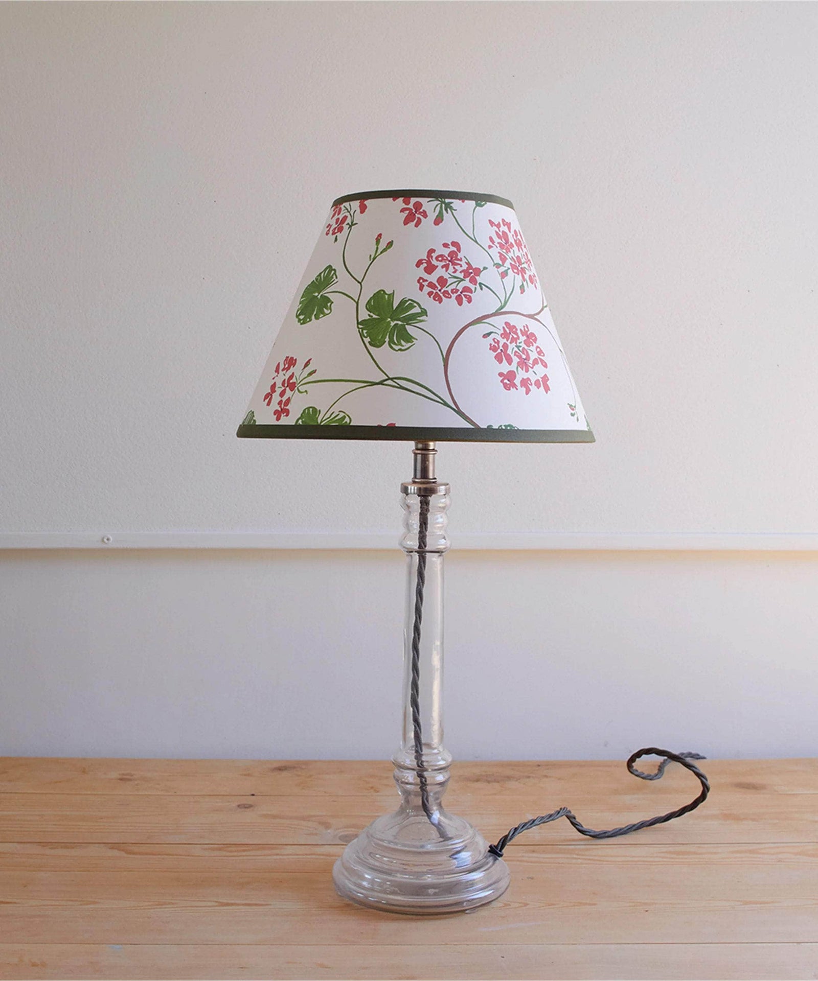 Geraniums, Paper Lampshade, Empire