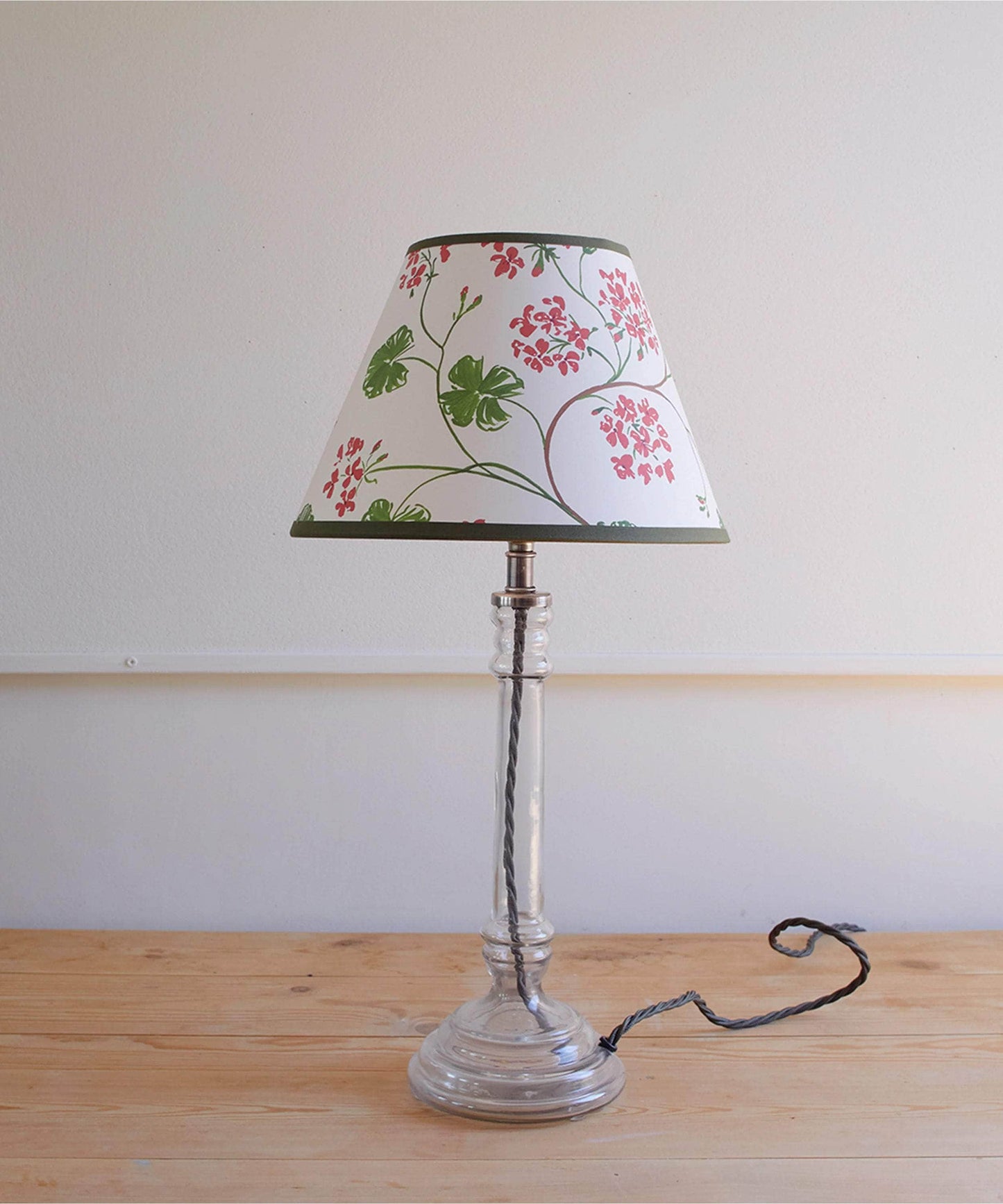 Geraniums, Paper Lampshade, Empire