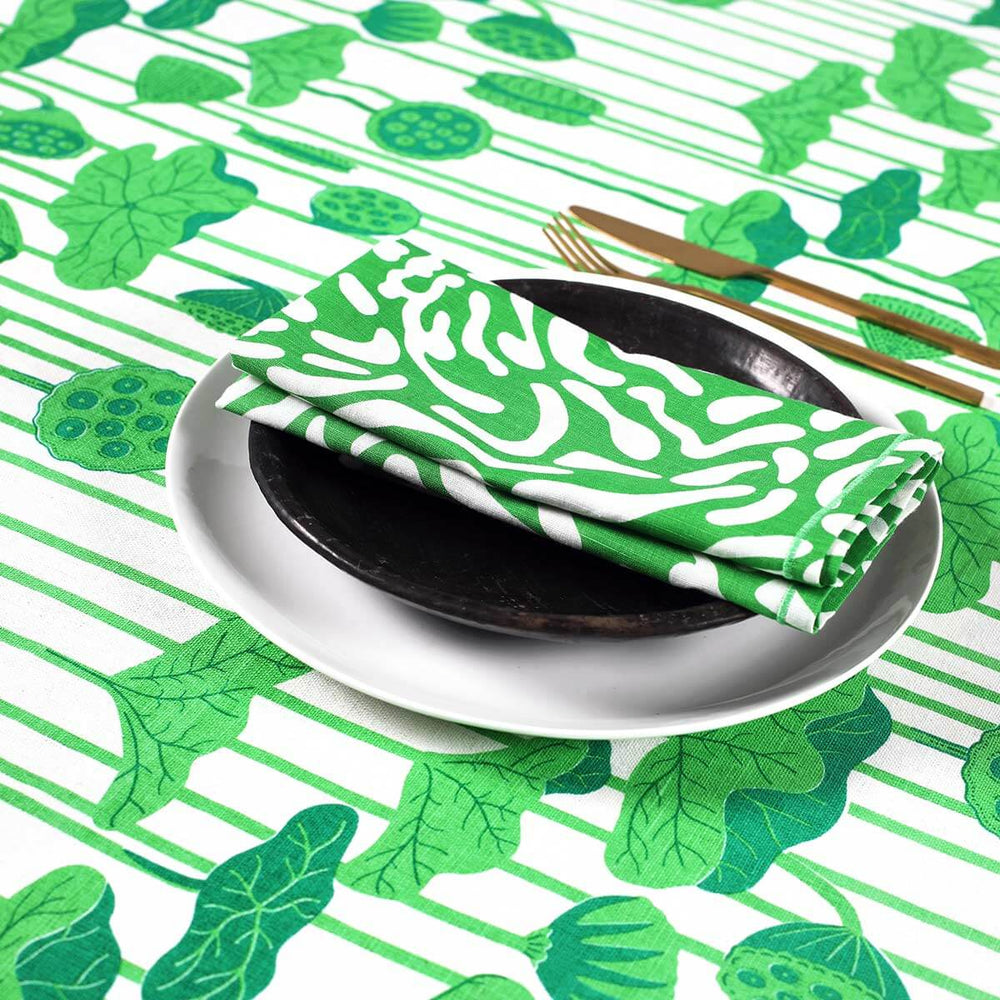 Green Golf Course Napkins - Set of 2