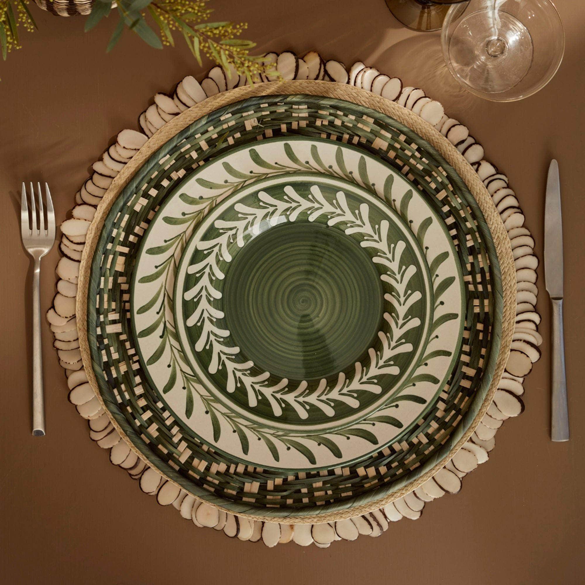 Side Plate -  Dark Helecho - Fern Green