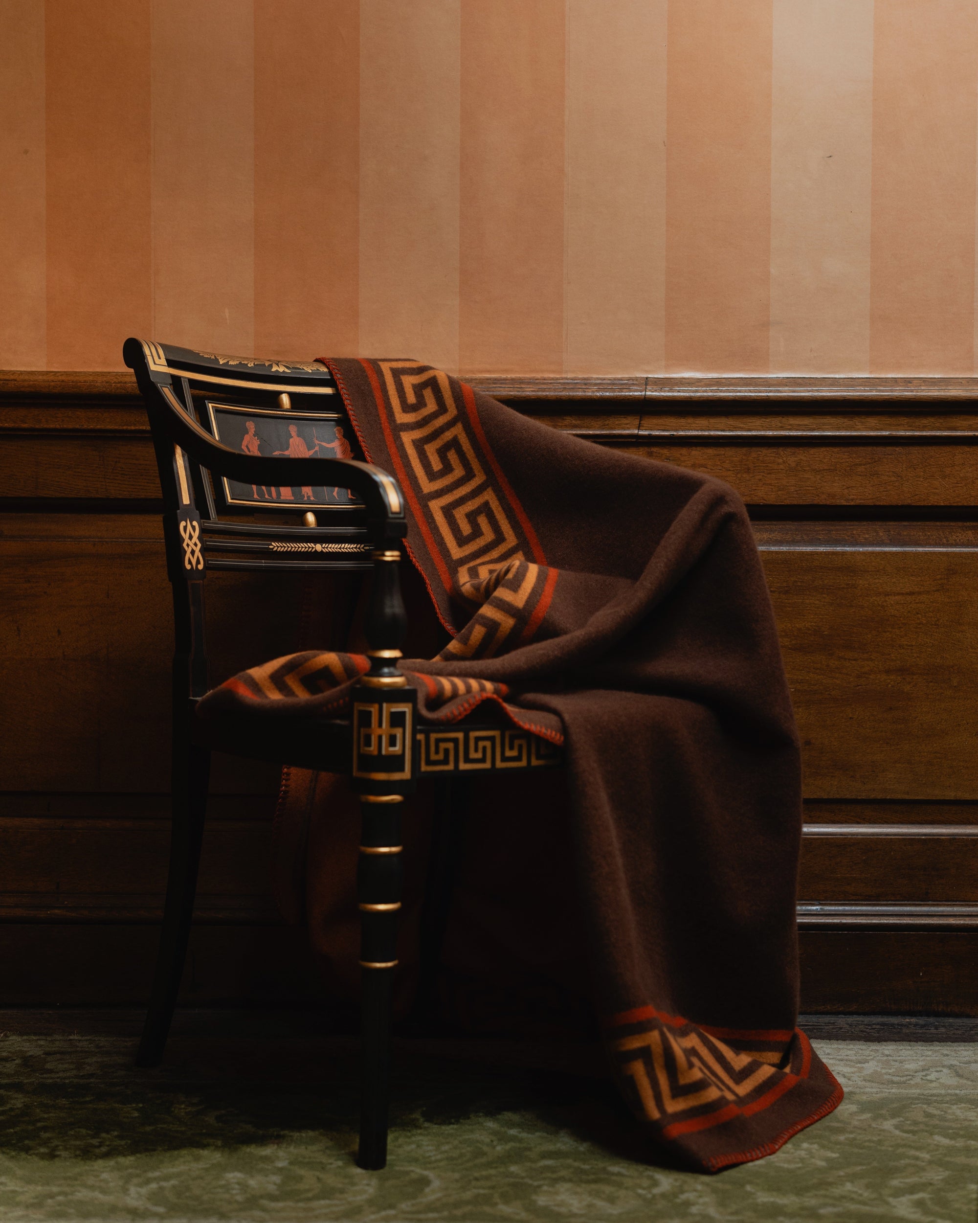 Meandros Cashmere-Blend Blanket