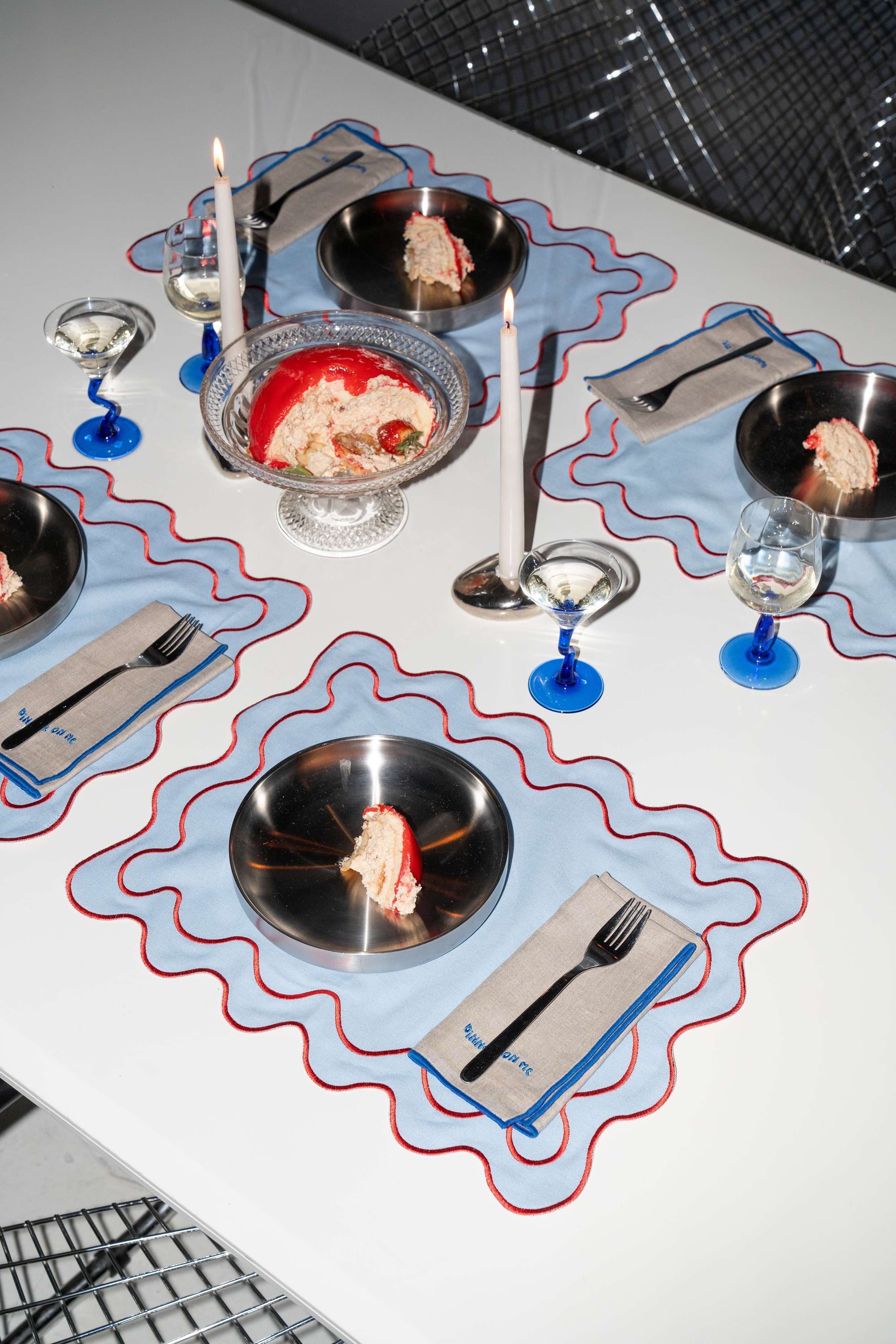 Dinner On Me Linen Napkins - Set of 2