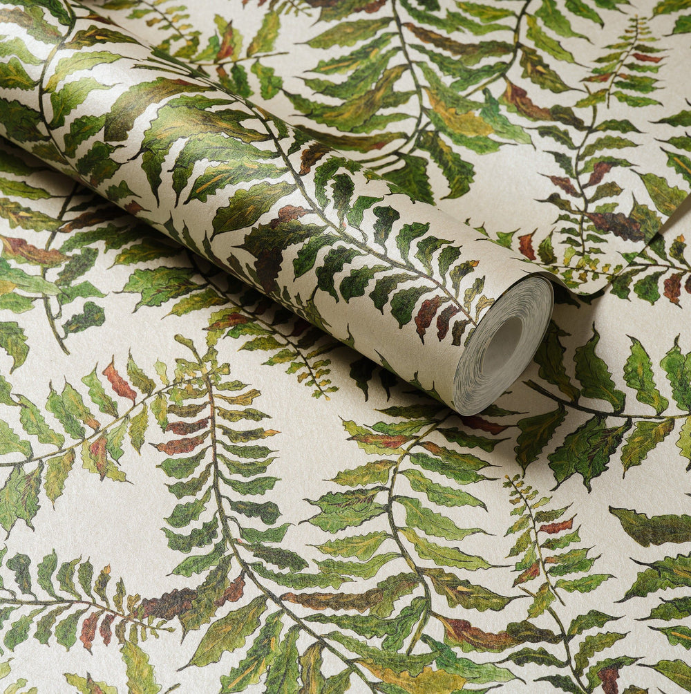 Fern Wallpaper - Shimmer Base Wallpaper