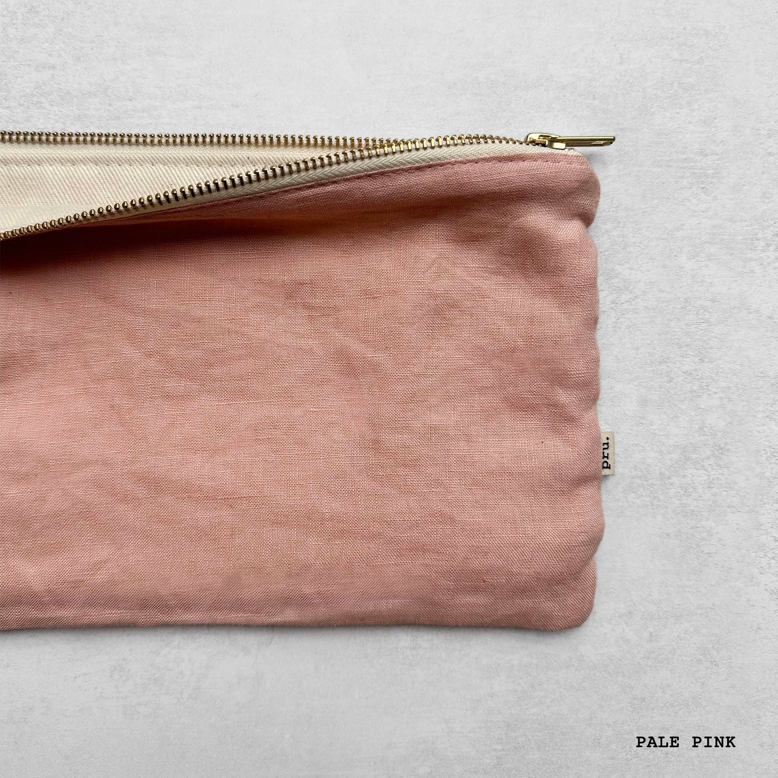 The Linen Pouch Bag - Flat