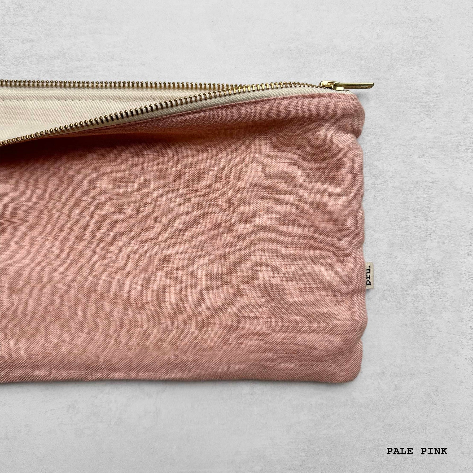 The Linen Pouch Bag - Flat