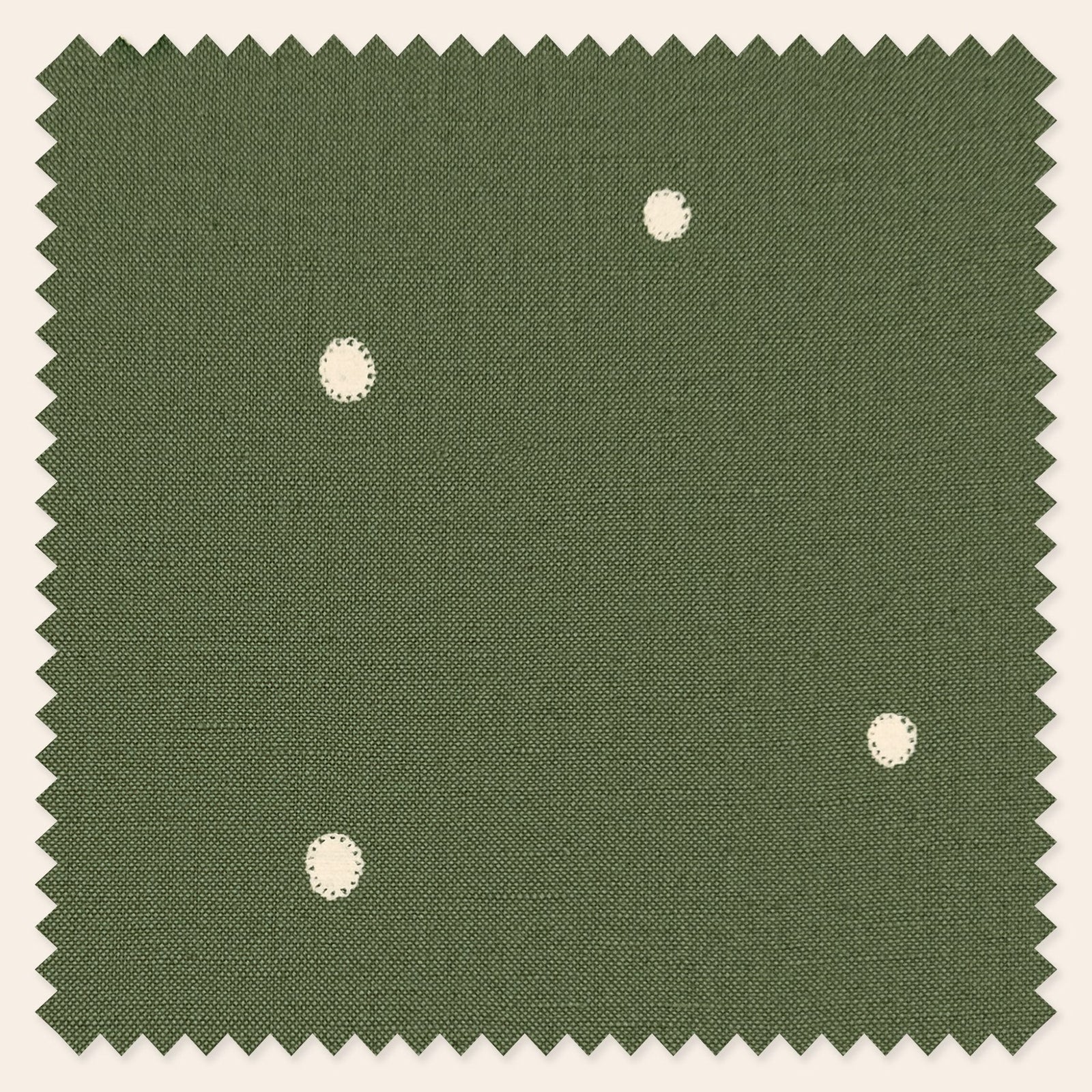 Dolce Daisies Fabric, Pistachio, Sample-