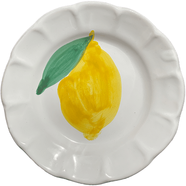 Lemon Mercato Plate - 16 cm