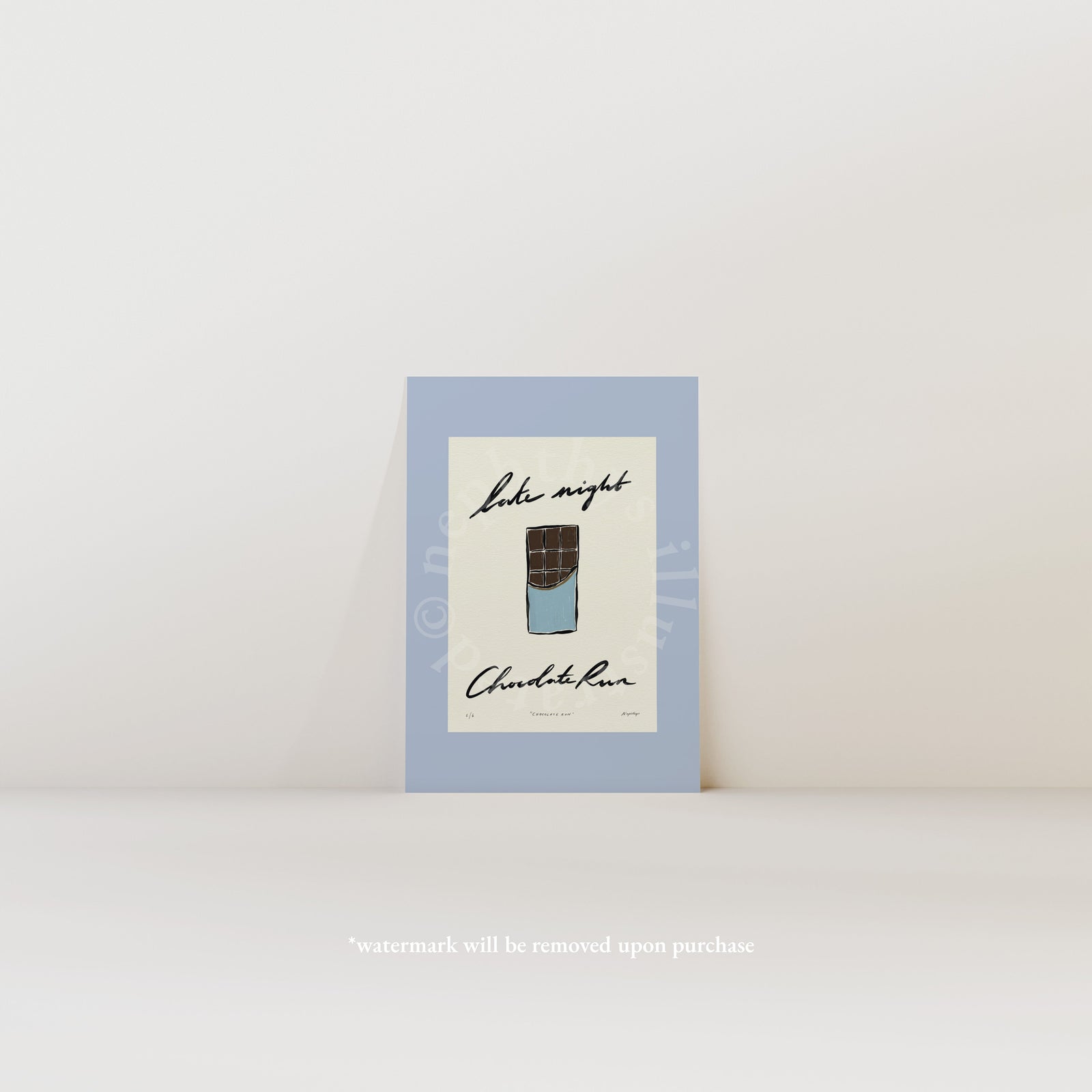 Late Night Chocolate Run Print